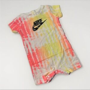 Nike Girls / Infant Tie-Dye One Piece / Romper -RETIRED COLOR- Size 6M